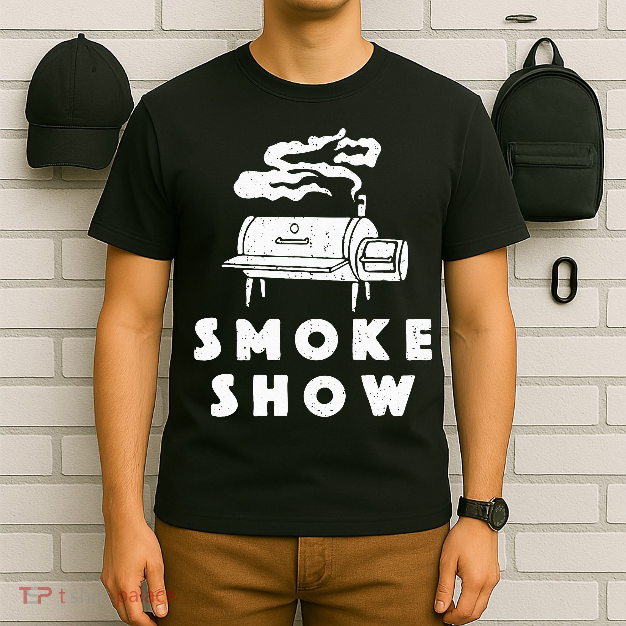 Smoke Show Funny BBQ Grilling Meat Grill Burnt Ends Barbecue T-Shirt