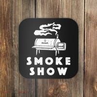 Smoke Show Funny BBQ Grilling Meat Grill Burnt Ends Barbecue Coaster thumb 0