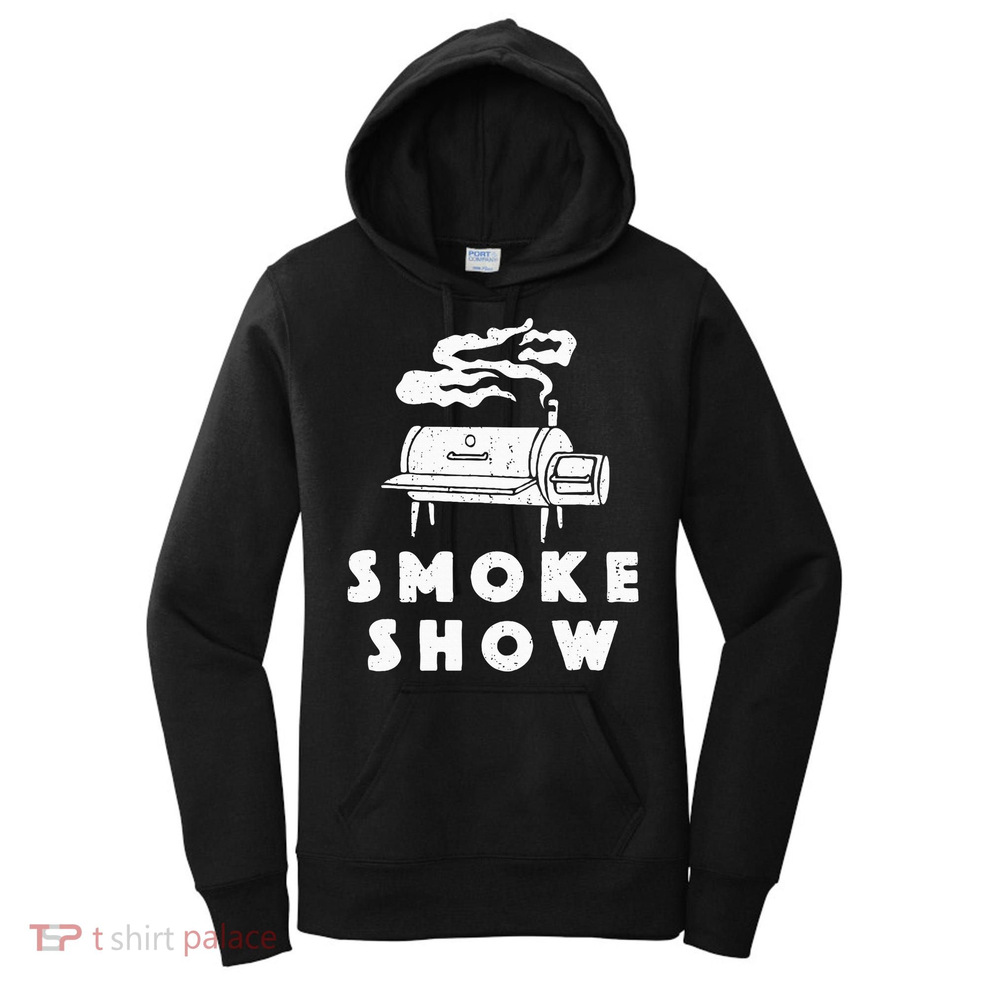 Smoke Show Funny BBQ Grilling Meat Grill Burnt Ends Barbecue Women's Hoodie