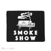 Smoke Show Funny BBQ Grilling Meat Grill Burnt Ends Barbecue Mousepad thumb 0