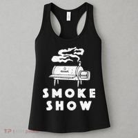 Smoke Show Funny BBQ Grilling Meat Grill Burnt Ends Barbecue Women's Tank Top thumb 3
