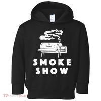 Smoke Show Funny BBQ Grilling Meat Grill Burnt Ends Barbecue Toddler Hoodie thumb 0