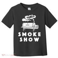Smoke Show Funny BBQ Grilling Meat Grill Burnt Ends Barbecue Toddler T-Shirt thumb 0