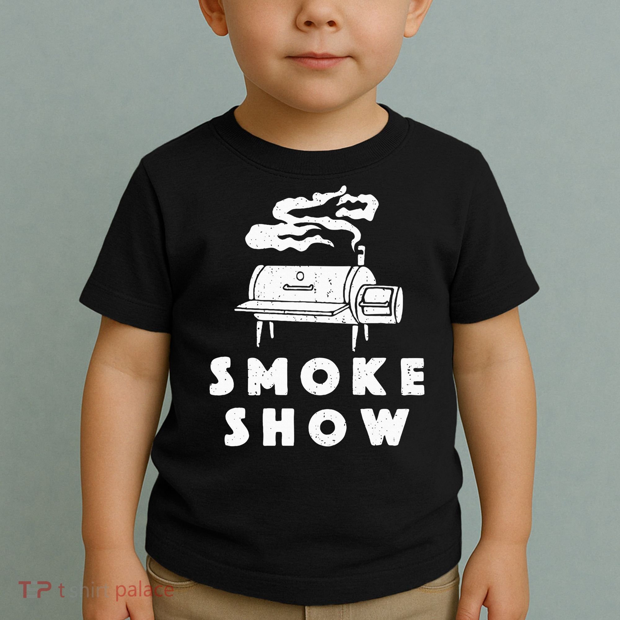 Smoke Show Funny BBQ Grilling Meat Grill Burnt Ends Barbecue Toddler T-Shirt