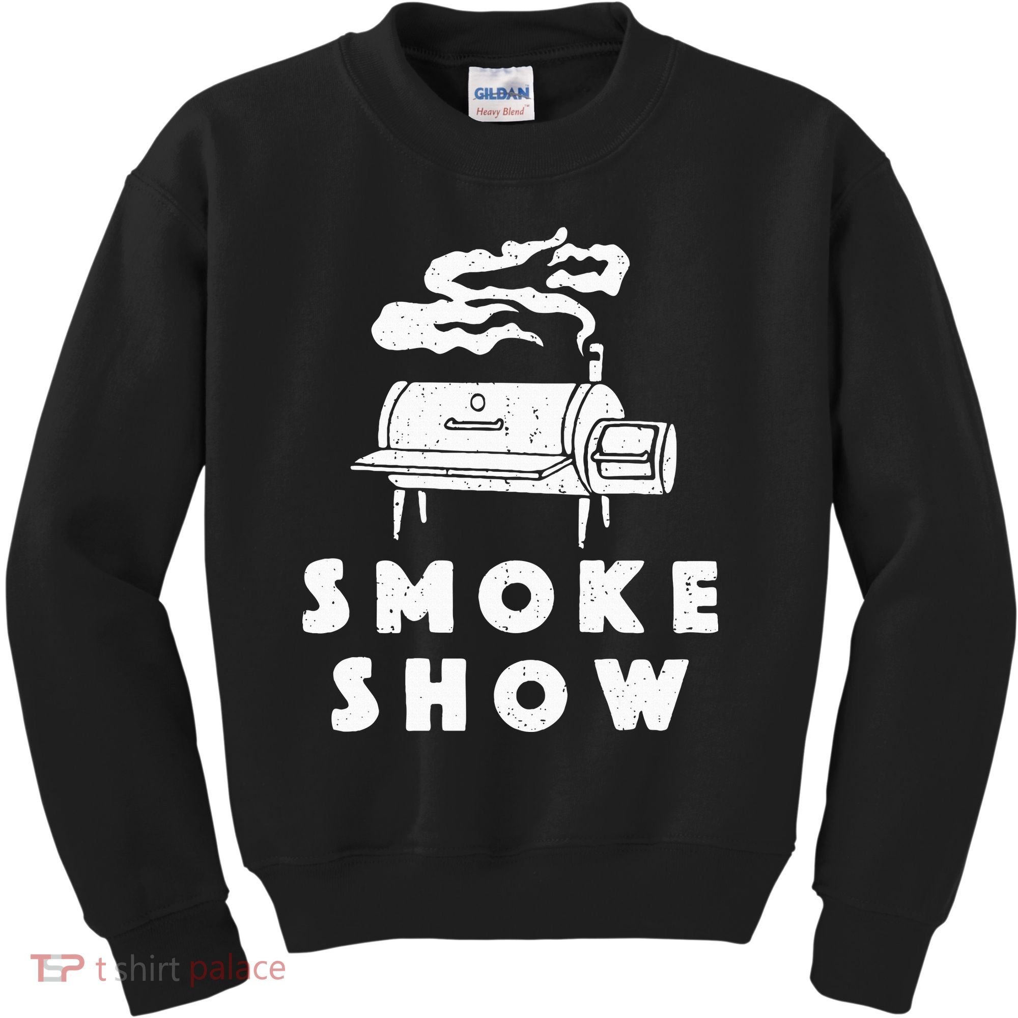 Smoke Show Funny BBQ Grilling Meat Grill Burnt Ends Barbecue Kids Sweatshirt