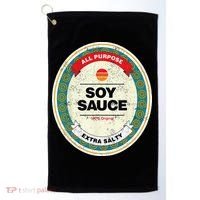 Soy Sauce Funny Halloween Costume Golf Towel thumb 0