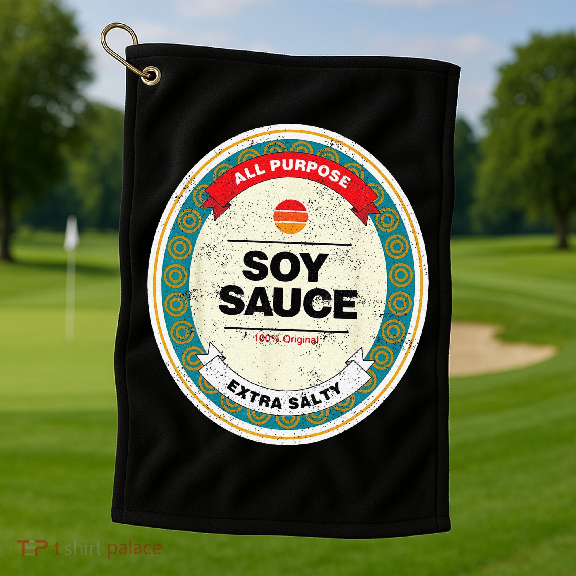 Soy Sauce Funny Halloween Costume Golf Towel