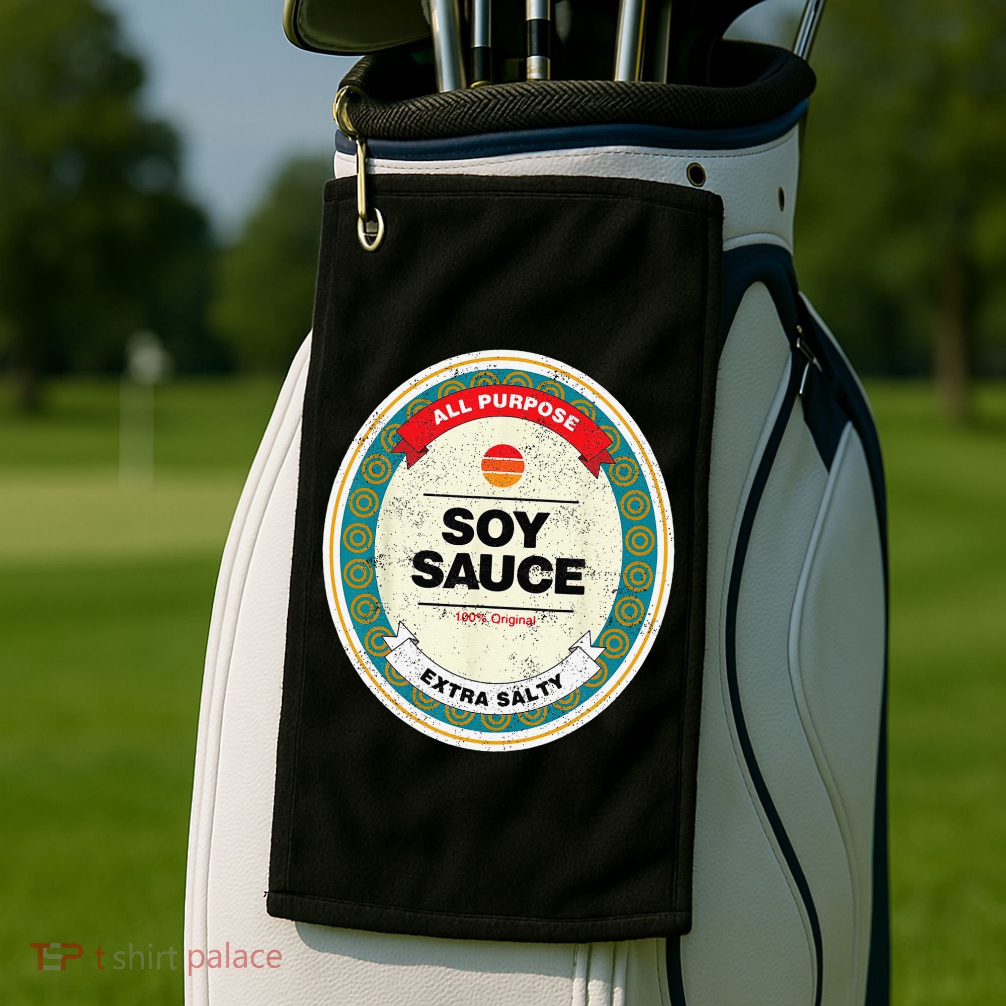 Soy Sauce Funny Halloween Costume Golf Towel
