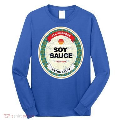 Soy Sauce Funny Halloween Costume Long Sleeve Shirt
