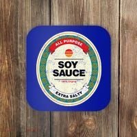 Soy Sauce Funny Halloween Costume Coaster thumb 0