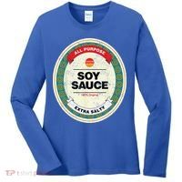 Soy Sauce Funny Halloween Costume Women's Long Sleeve Shirt thumb 0