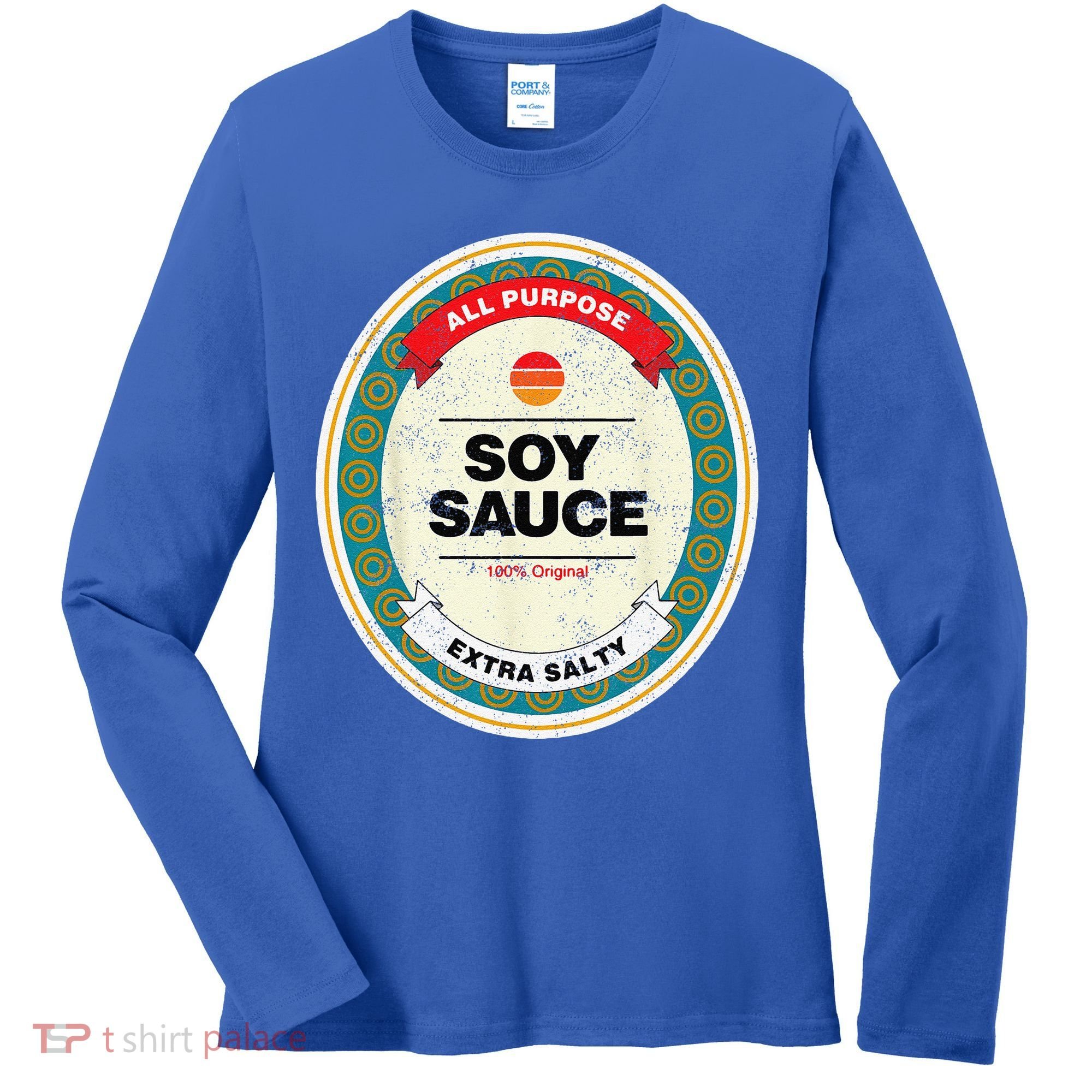 Soy Sauce Funny Halloween Costume Women's Long Sleeve Shirt
