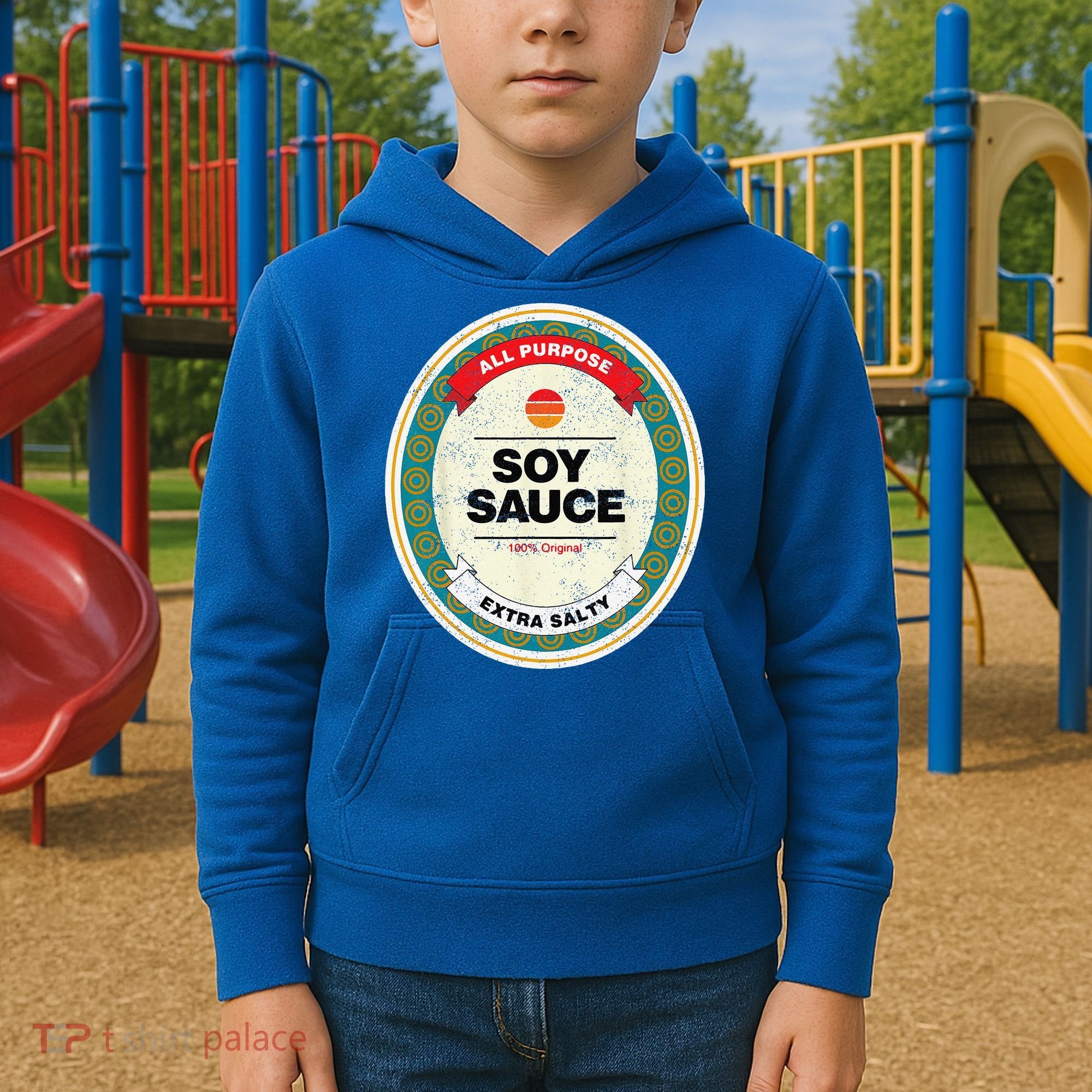 Soy Sauce Funny Halloween Costume Kids Hoodie
