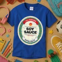 Soy Sauce Funny Halloween Costume Kids T-Shirt thumb 3