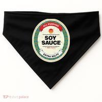 Soy Sauce Funny Halloween Costume USA-Made Doggie Bandana thumb 0