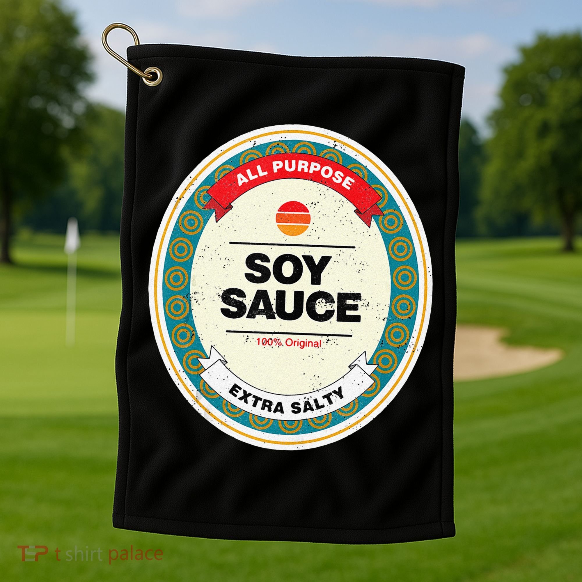 Soy Sauce Funny Halloween Costume Golf Towel
