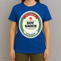 Soy Sauce Funny Halloween Costume T-Shirt thumb 4
