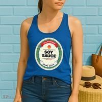Soy Sauce Funny Halloween Costume Women's Tank Top thumb 2