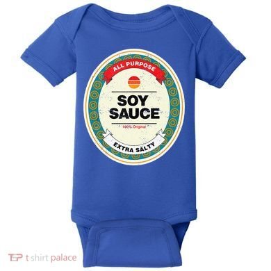 Soy Sauce Funny Halloween Costume Baby Bodysuit