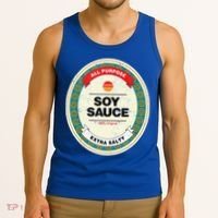 Soy Sauce Funny Halloween Costume Tank Top thumb 3