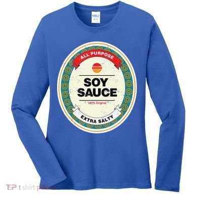 Soy Sauce Funny Halloween Costume Women's Long Sleeve Shirt