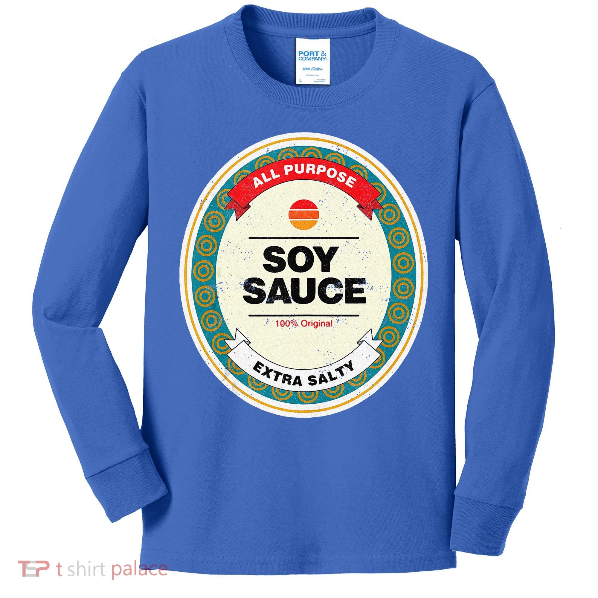 Soy Sauce Funny Halloween Costume Kids Long Sleeve Shirt