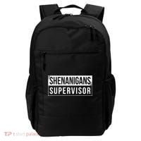Shenanigans Supervisor Funny St Patricks Day Backpack thumb 0