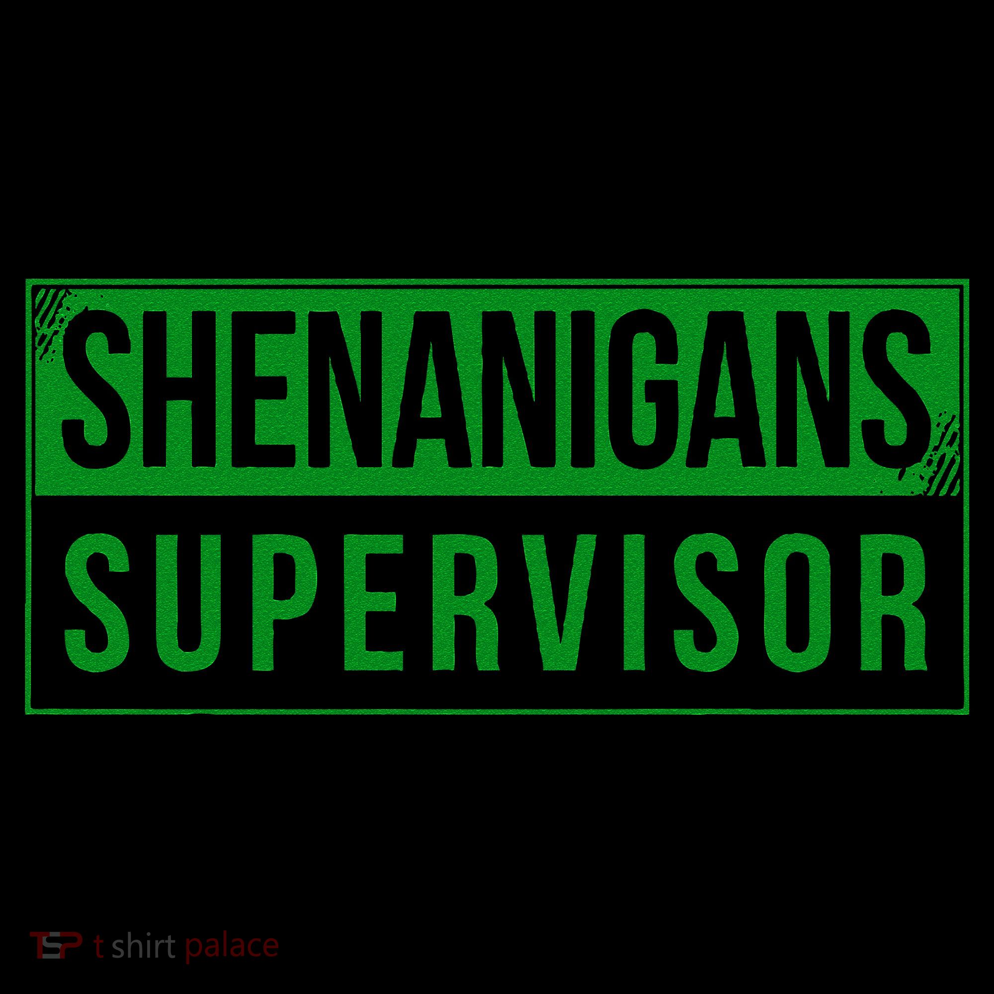 Shenanigans Supervisor Funny St Patricks Day Coffee Mug