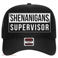 Shenanigans Supervisor Funny St Patricks Day Hat thumb 0
