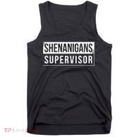 Shenanigans Supervisor Funny St Patricks Day Tank Top thumb 0