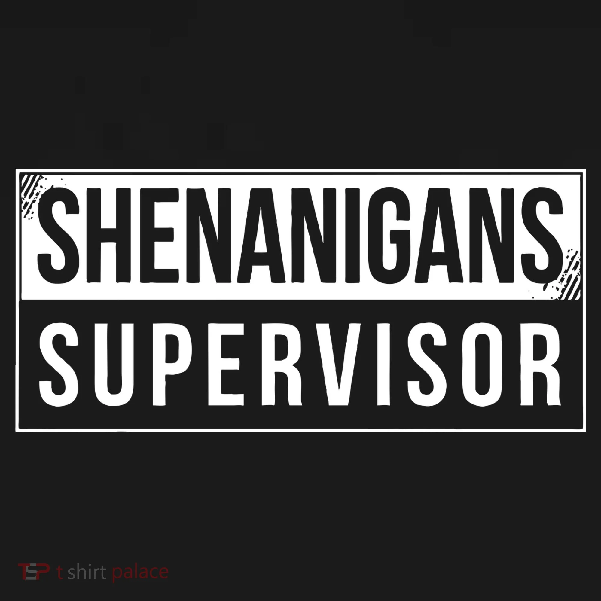 Shenanigans Supervisor Funny St Patricks Day Tank Top