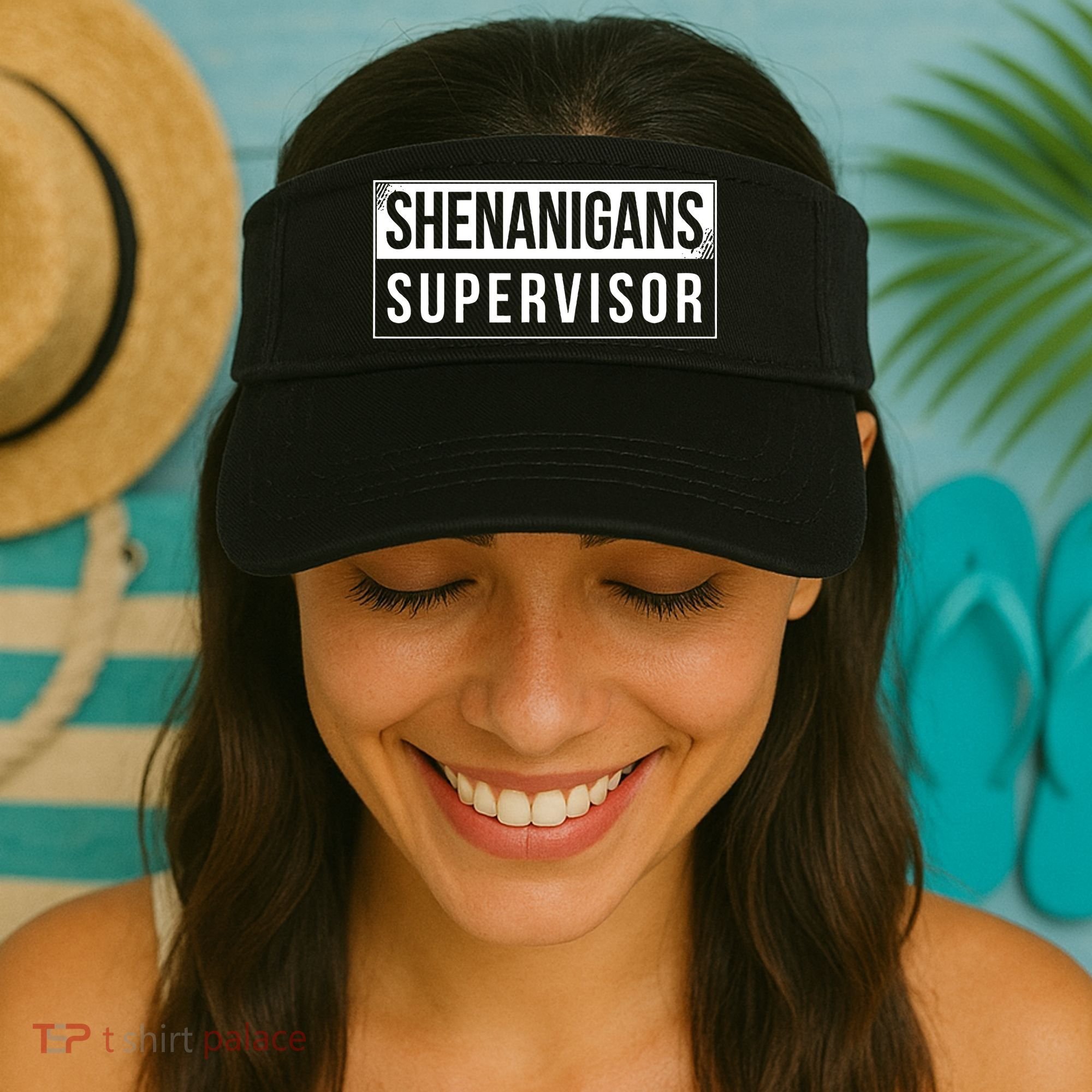 Shenanigans Supervisor Funny St Patricks Day Visor