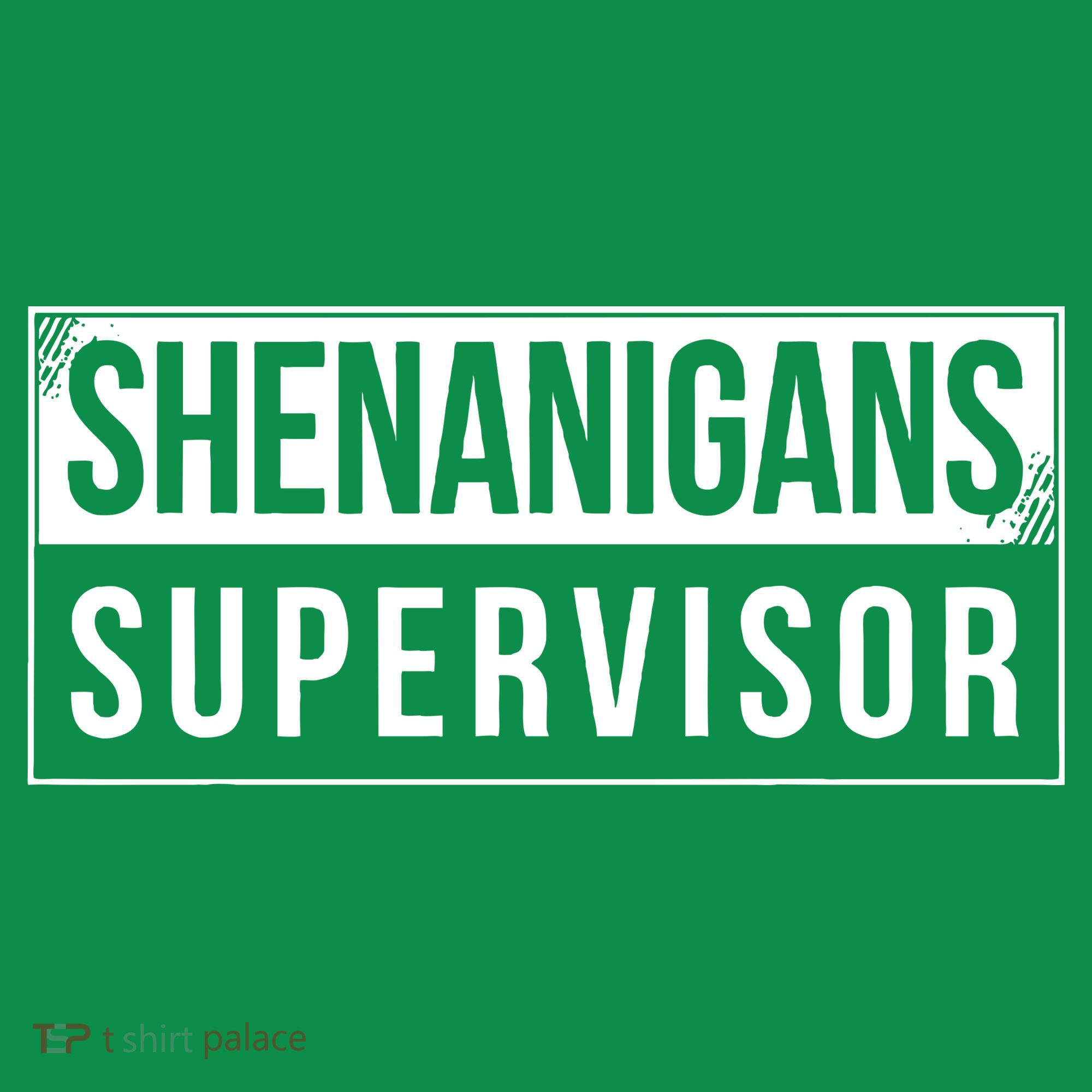 Shenanigans Supervisor Funny St Patricks Day Mousepad