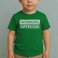 Shenanigans Supervisor Funny St Patricks Day Toddler T-Shirt thumb 2