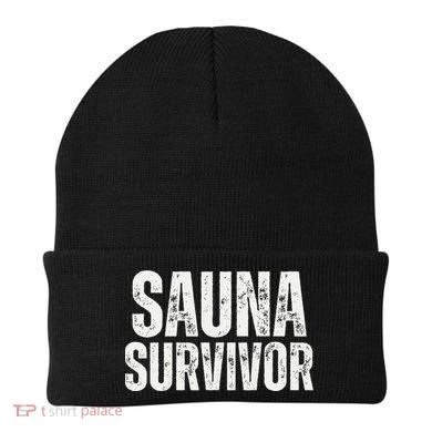 Sauna Survivor Funny For Infrared Sauna Lovers Beanie