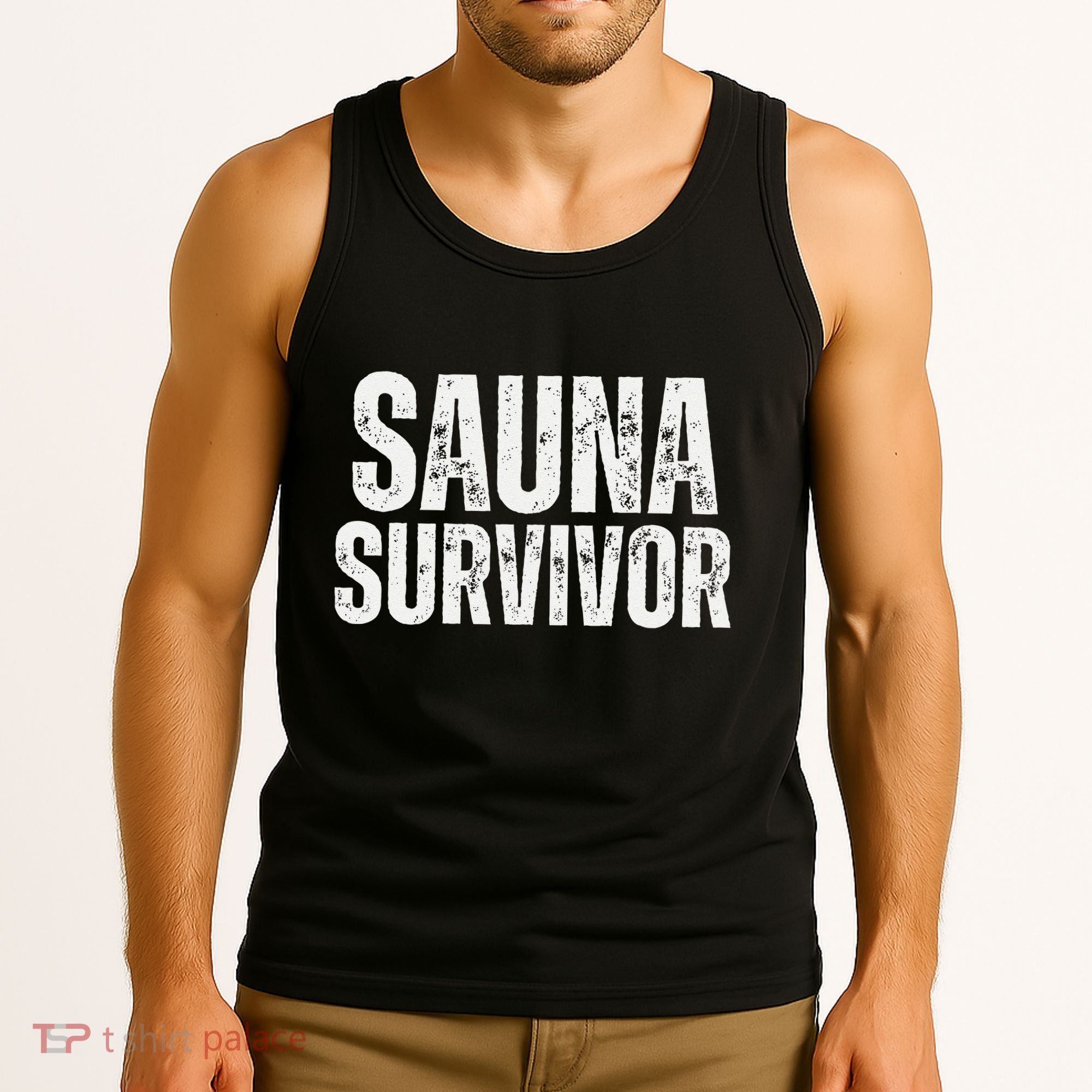 Sauna Survivor Funny For Infrared Sauna Lovers Tank Top