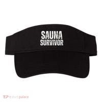Sauna Survivor Funny For Infrared Sauna Lovers Visor thumb 0