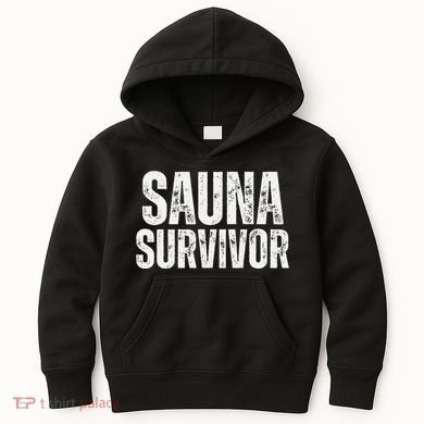Sauna Survivor Funny For Infrared Sauna Lovers Kids Hoodie