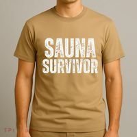 Sauna Survivor Funny For Infrared Sauna Lovers T-Shirt thumb 3