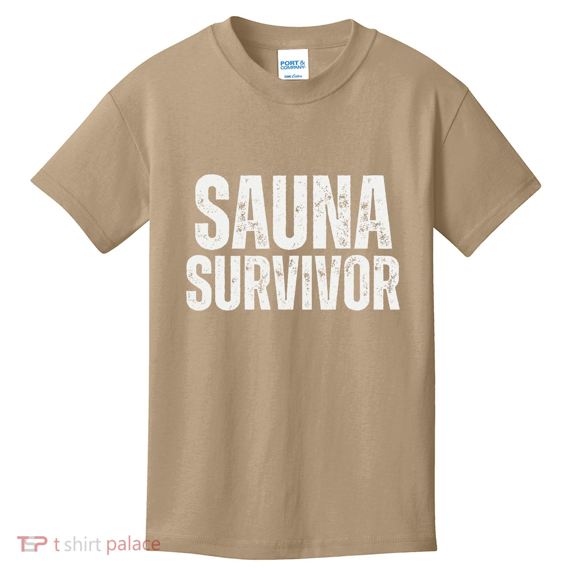 Sauna Survivor Funny For Infrared Sauna Lovers Kids T-Shirt