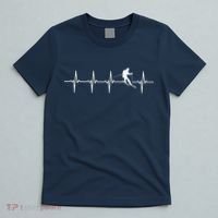 Skiing sport funny Ski Heartbeat gift for skiers T-Shirt thumb 5