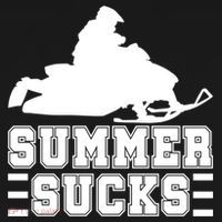 Summer Sucks! Funny Braap Snowmobile Rider Wintersport Quote Gift Women's Hoodie thumb 2