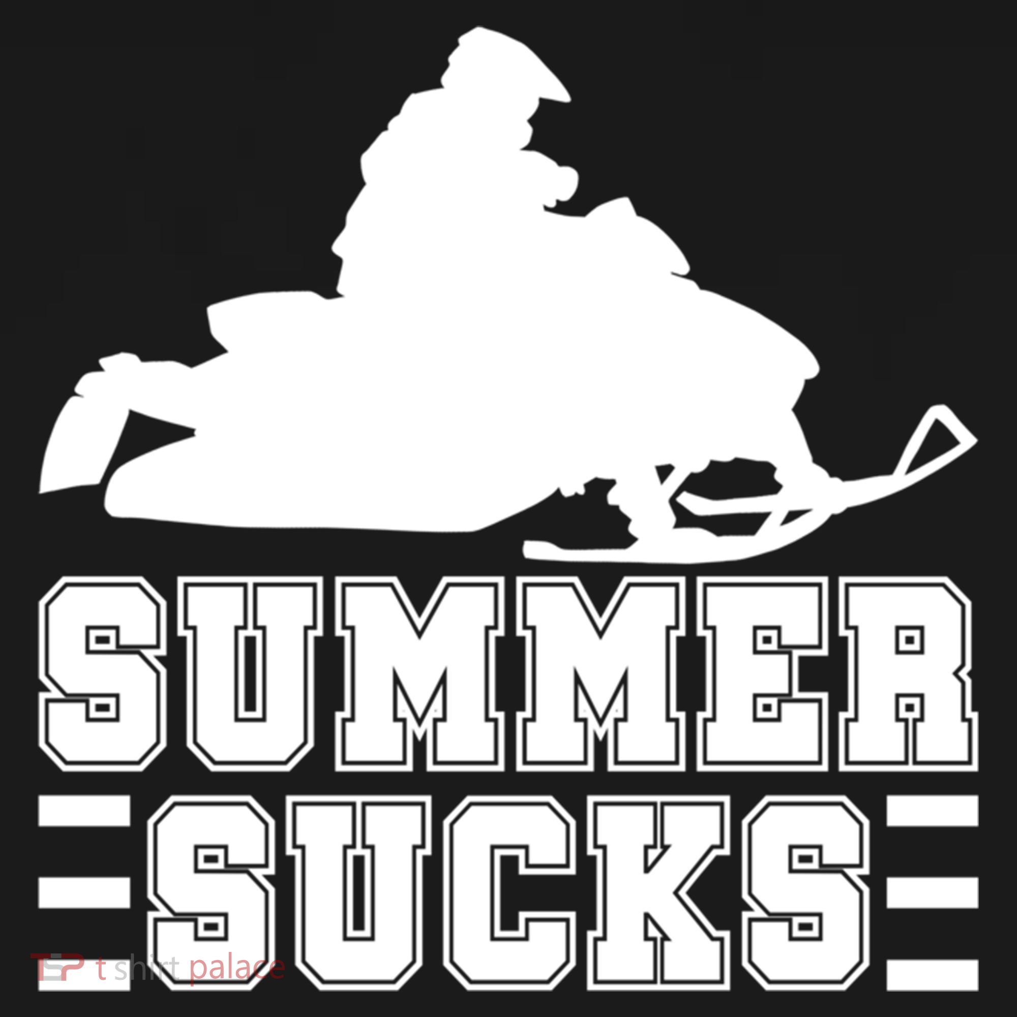 Summer Sucks! Funny Braap Snowmobile Rider Wintersport Quote Gift Women's Hoodie
