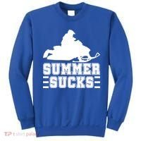 Summer Sucks! Funny Braap Snowmobile Rider Wintersport Quote Gift Sweatshirt thumb 0
