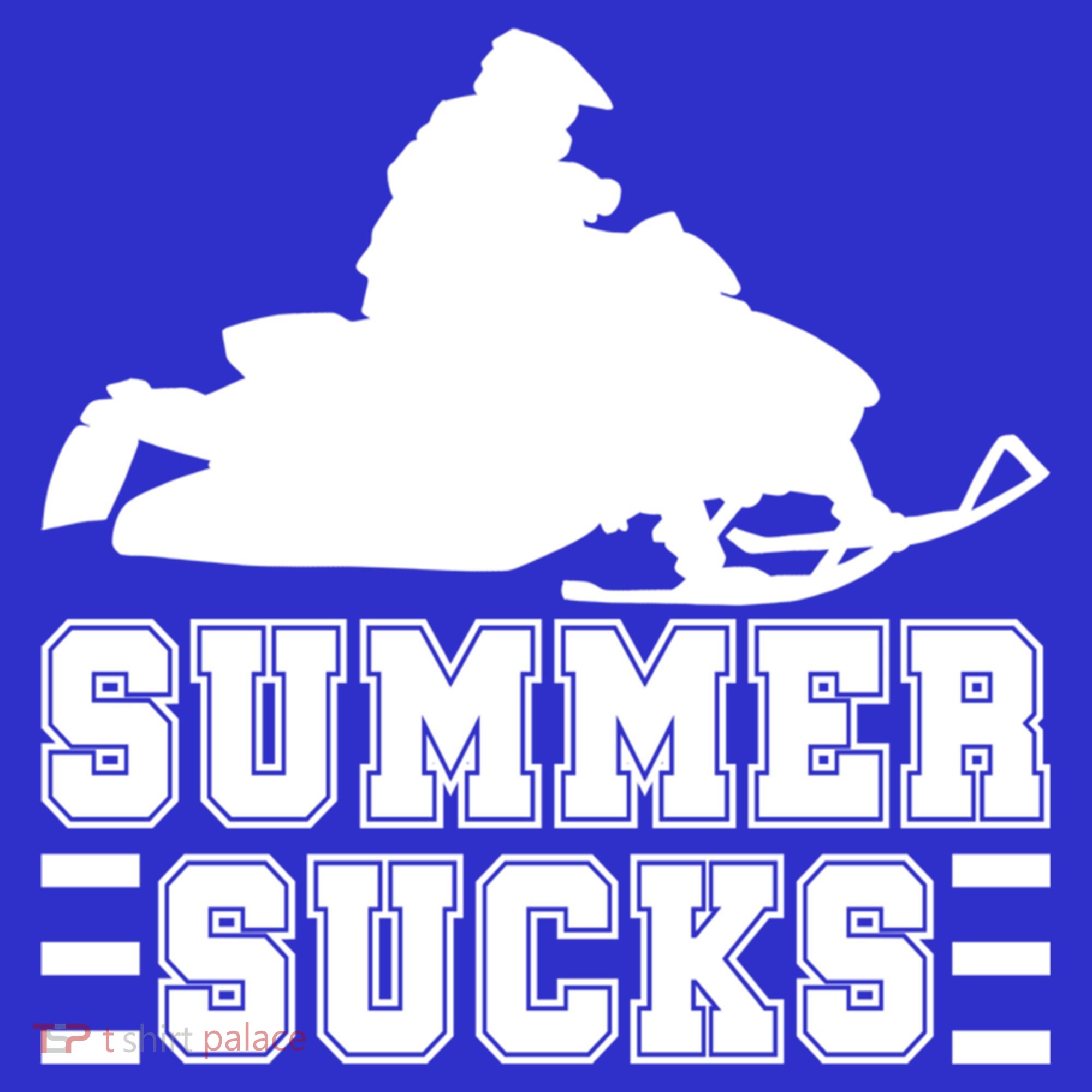 Summer Sucks! Funny Braap Snowmobile Rider Wintersport Quote Gift Women's Tank Top
