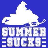 Summer Sucks! Funny Braap Snowmobile Rider Wintersport Quote Gift Baby Bodysuit thumb 2