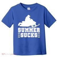 Summer Sucks! Funny Braap Snowmobile Rider Wintersport Quote Gift Toddler T-Shirt thumb 0