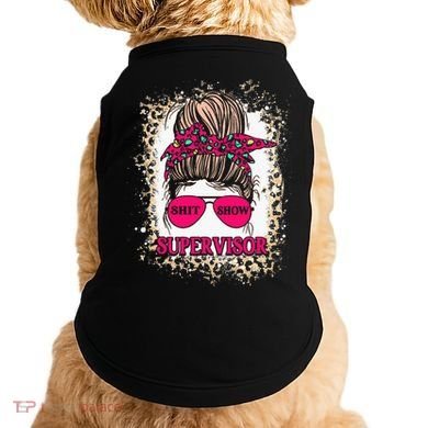 Shitshow Supervisor Funny Mom Boss Manager Teacher Doggie Tank