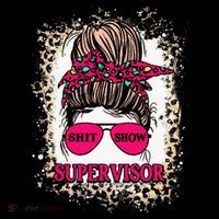 Shitshow Supervisor Funny Mom Boss Manager Teacher Hoodie thumb 7