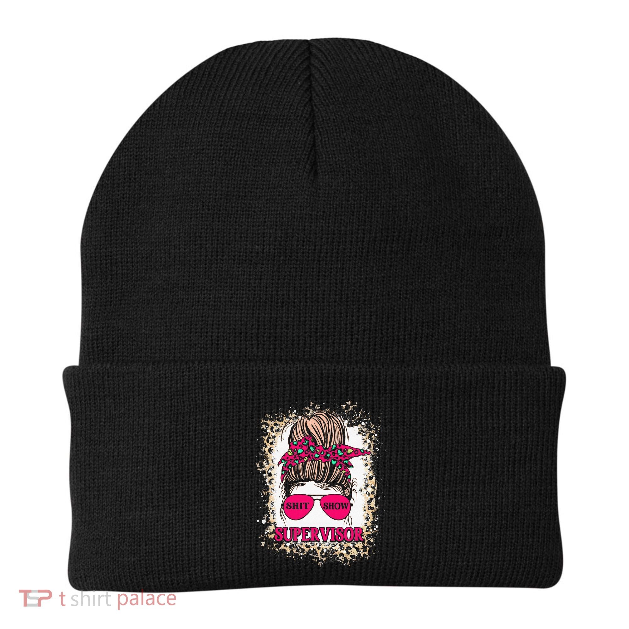 Shitshow Supervisor Funny Mom Boss Manager Teacher Beanie